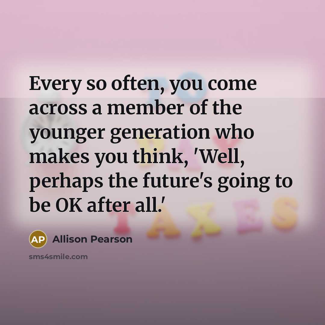 “Every so often, you come across a member of the…” quote by Allison Pearson