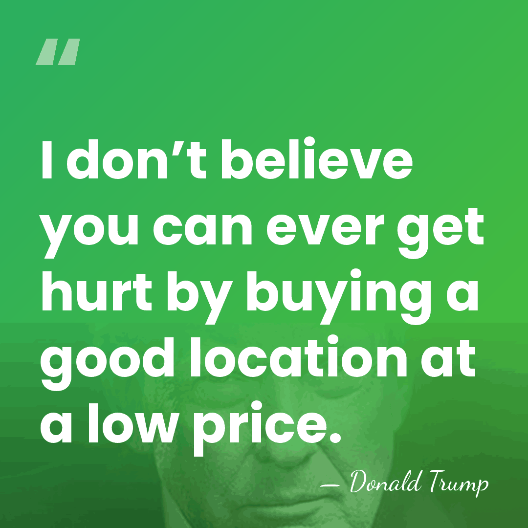 I don’t believe you can ever get hurt by buying a good&hellip; - Donald Trump