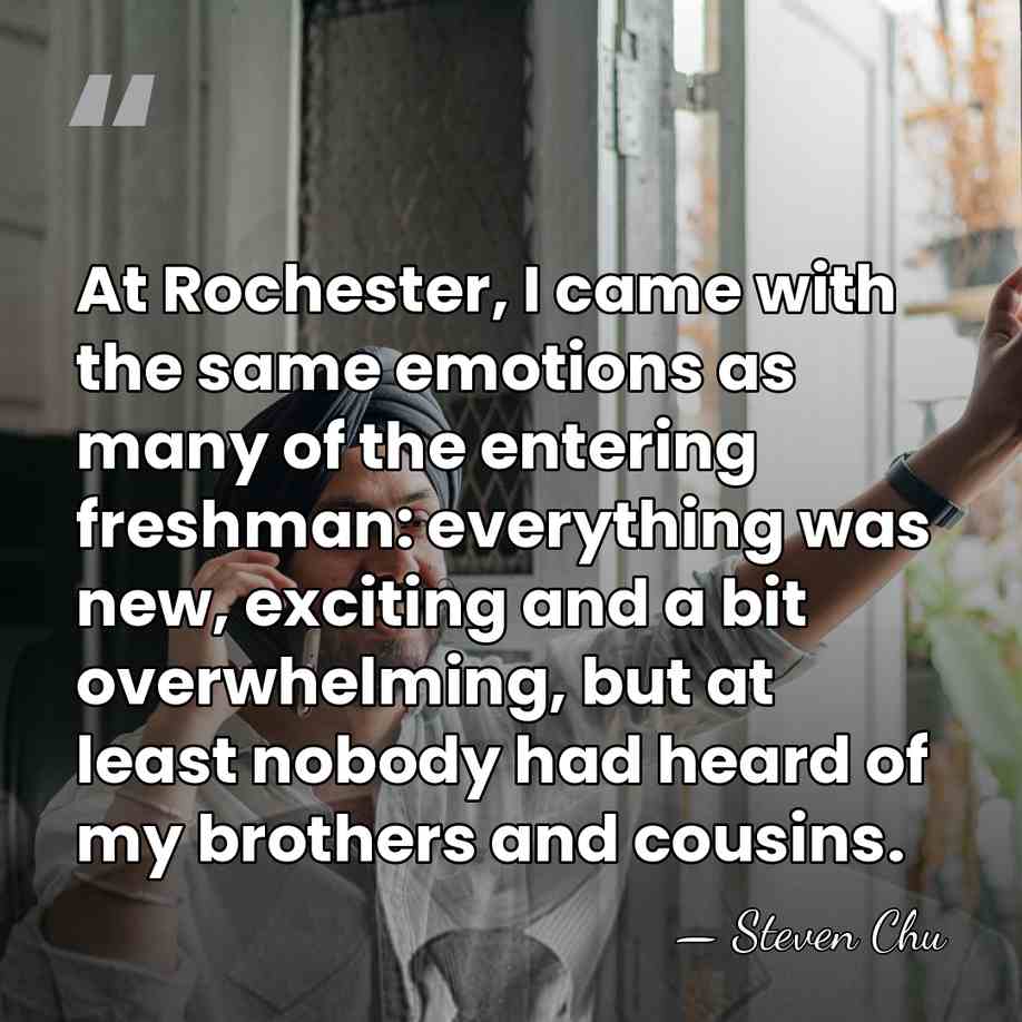 At Rochester, I came with the same emotions as many of the&hellip; - Steven Chu