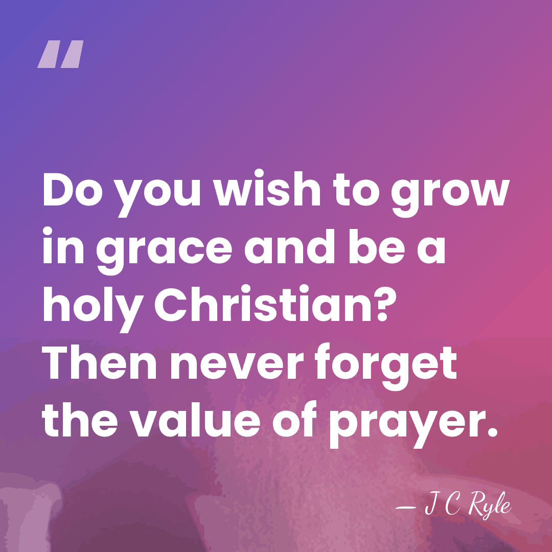 Do you wish to grow in grace and be a holy Christian?&hellip; - J C Ryle