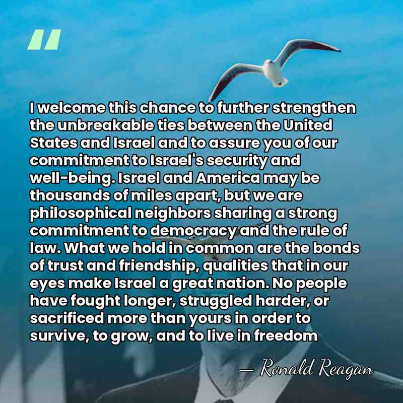 I welcome this chance to further strengthen the unbreakable ties between the&hellip; - Ronald Reagan