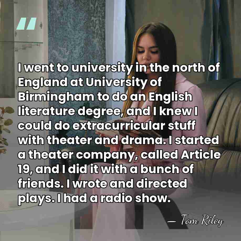 I went to university in the north of England at University of&hellip; - Tom Riley