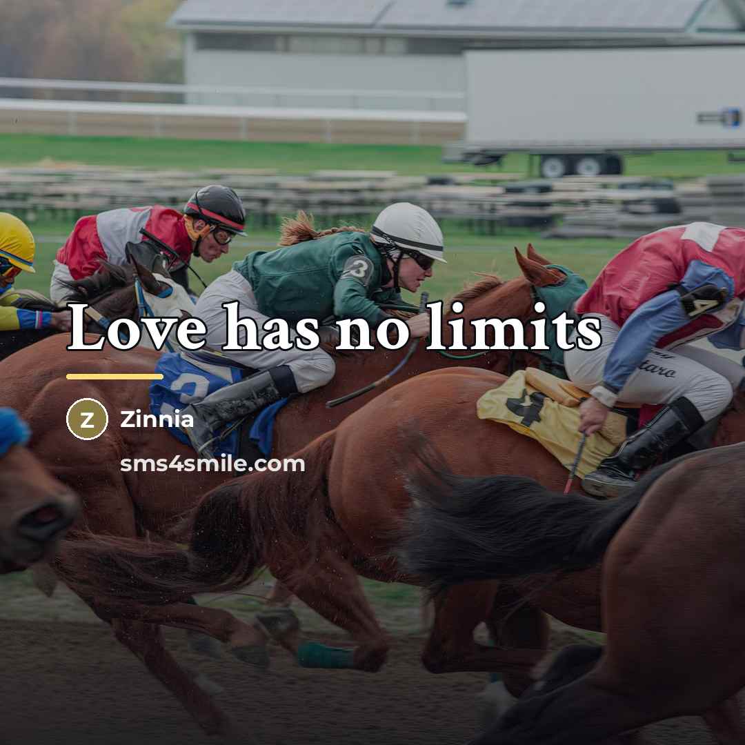 “Love has no limits…” quote by Zinnia