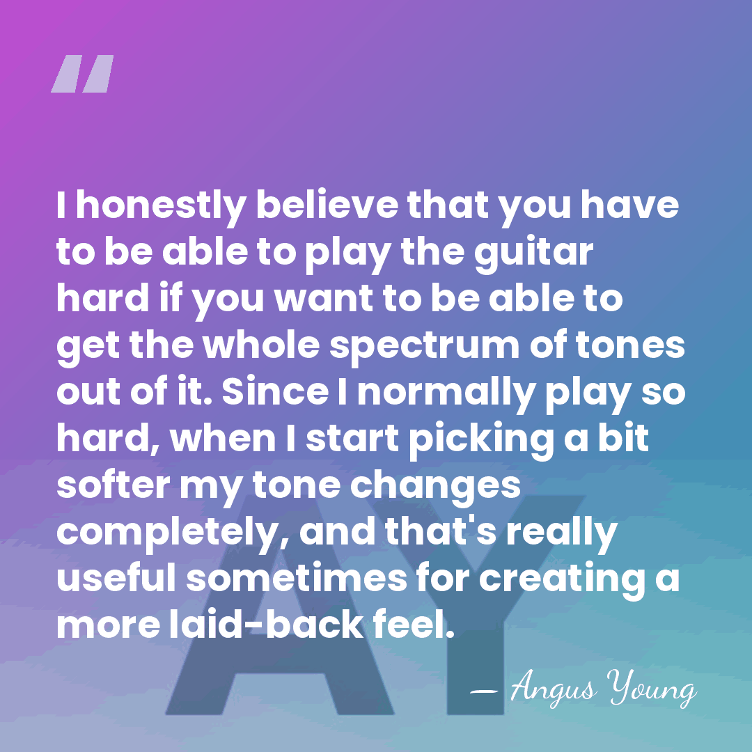 I honestly believe that you have to be able to play the&hellip; - Angus Young