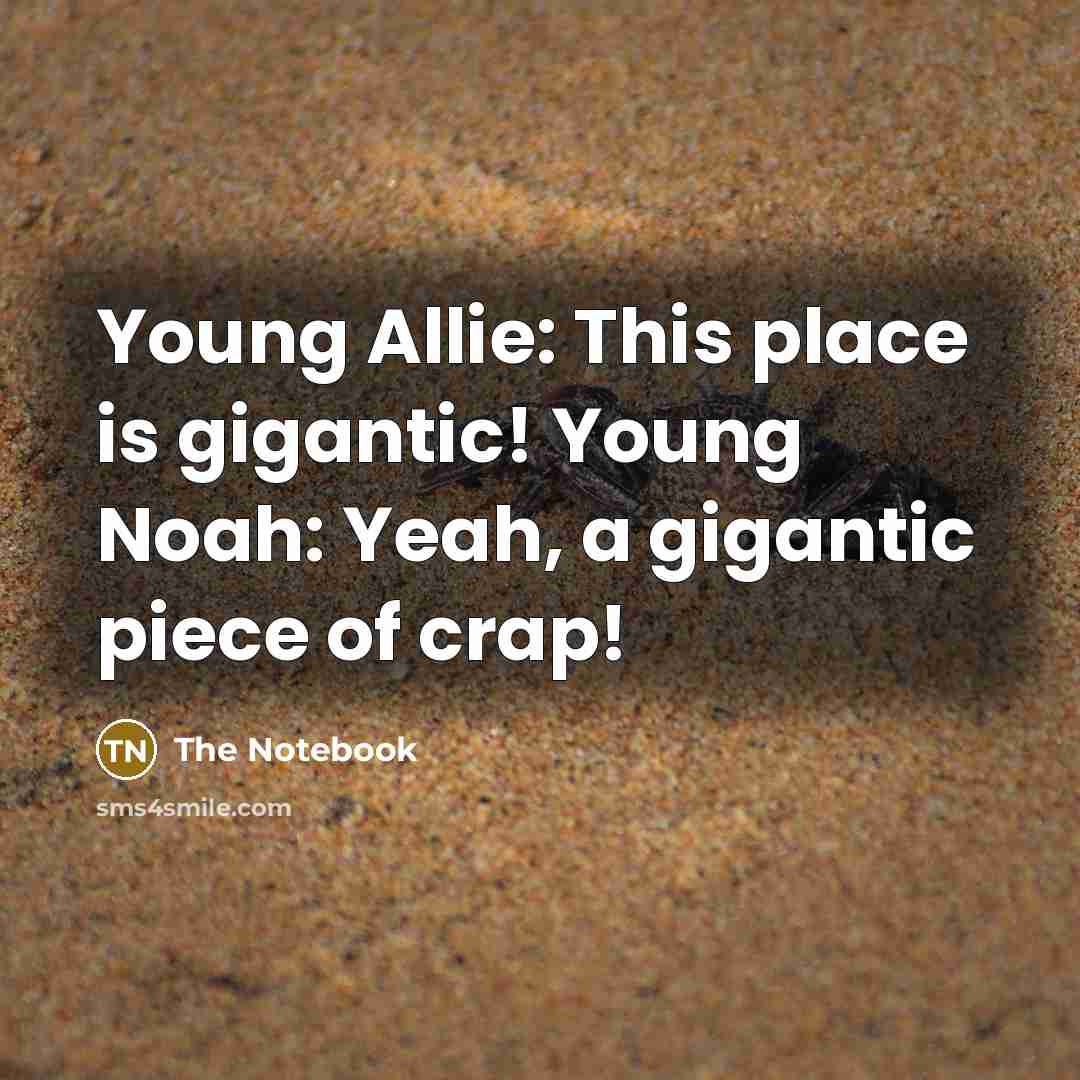 “Young Allie: This place is gigantic! Young Noah: Yeah, a…” quote by The Notebook