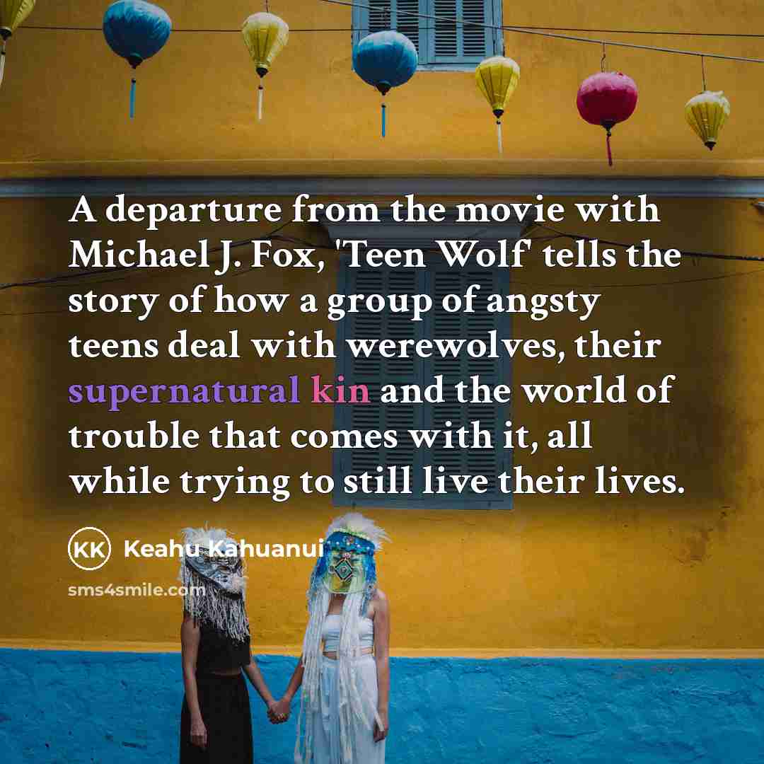 “A departure from the movie with Michael J. Fox, 'Teen…” quote by Keahu Kahuanui