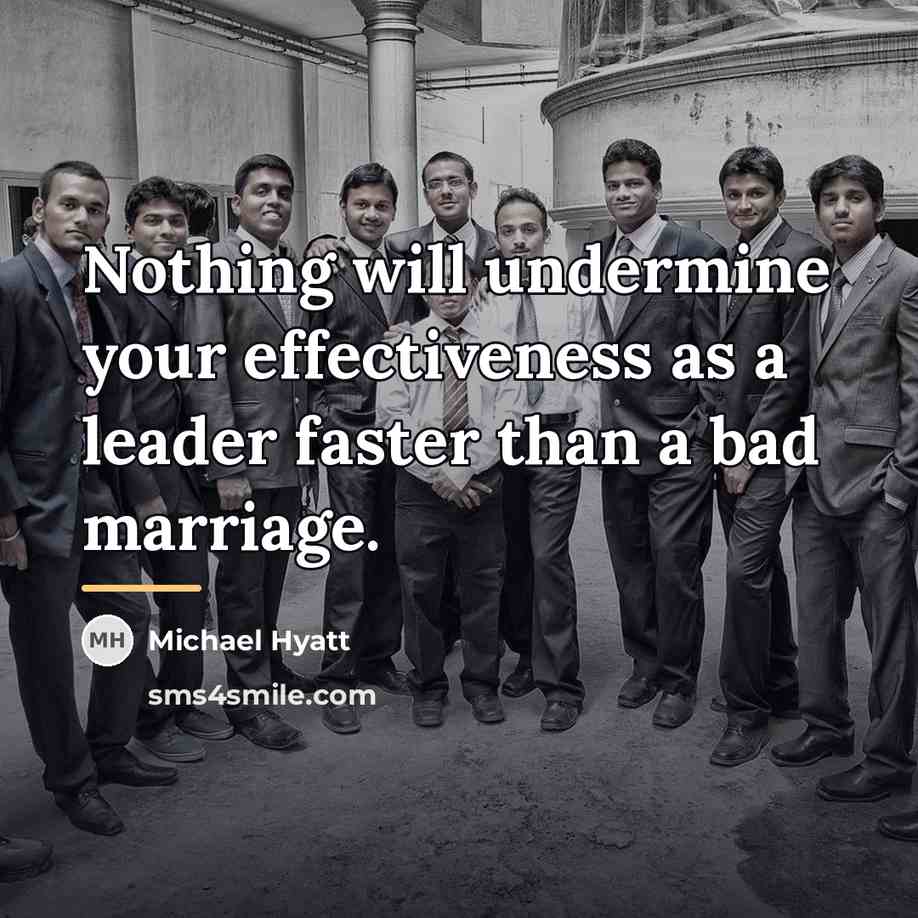 “Nothing will undermine your effectiveness as a leader faster than…” quote by Michael Hyatt
