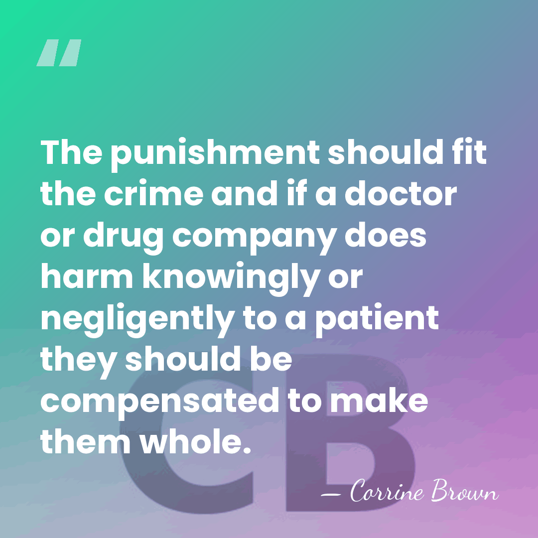 The punishment should fit the crime and if a doctor or drug&hellip; - Corrine Brown