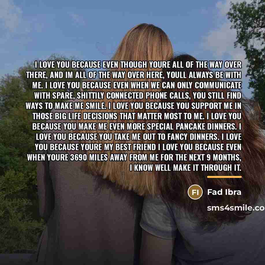 “I love you because even though youre all of the…” quote by Fad Ibra