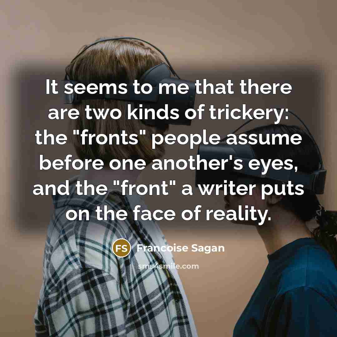 “It seems to me that there are two kinds of…” quote by Francoise Sagan