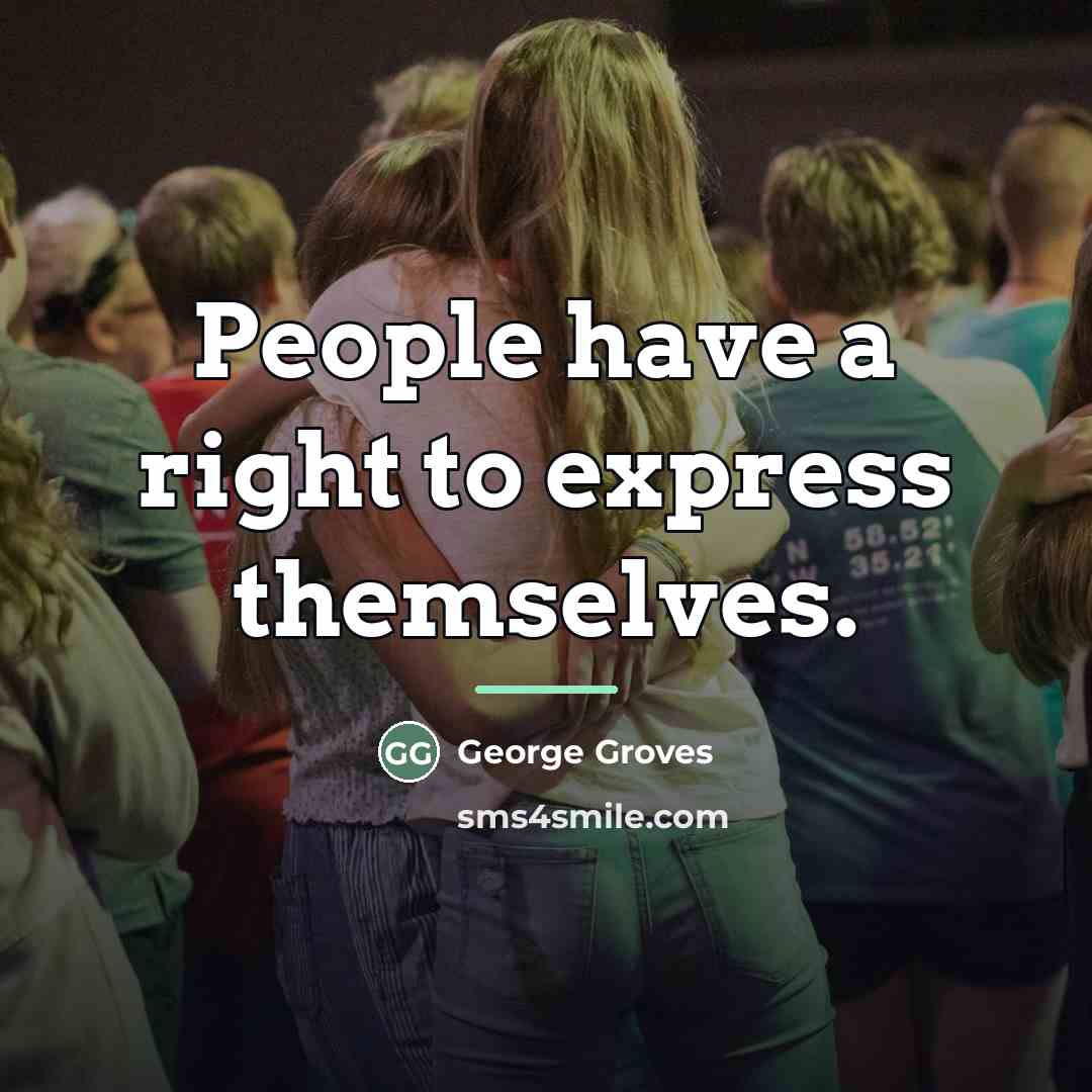 “People have a right to express themselves.…” quote by George Groves