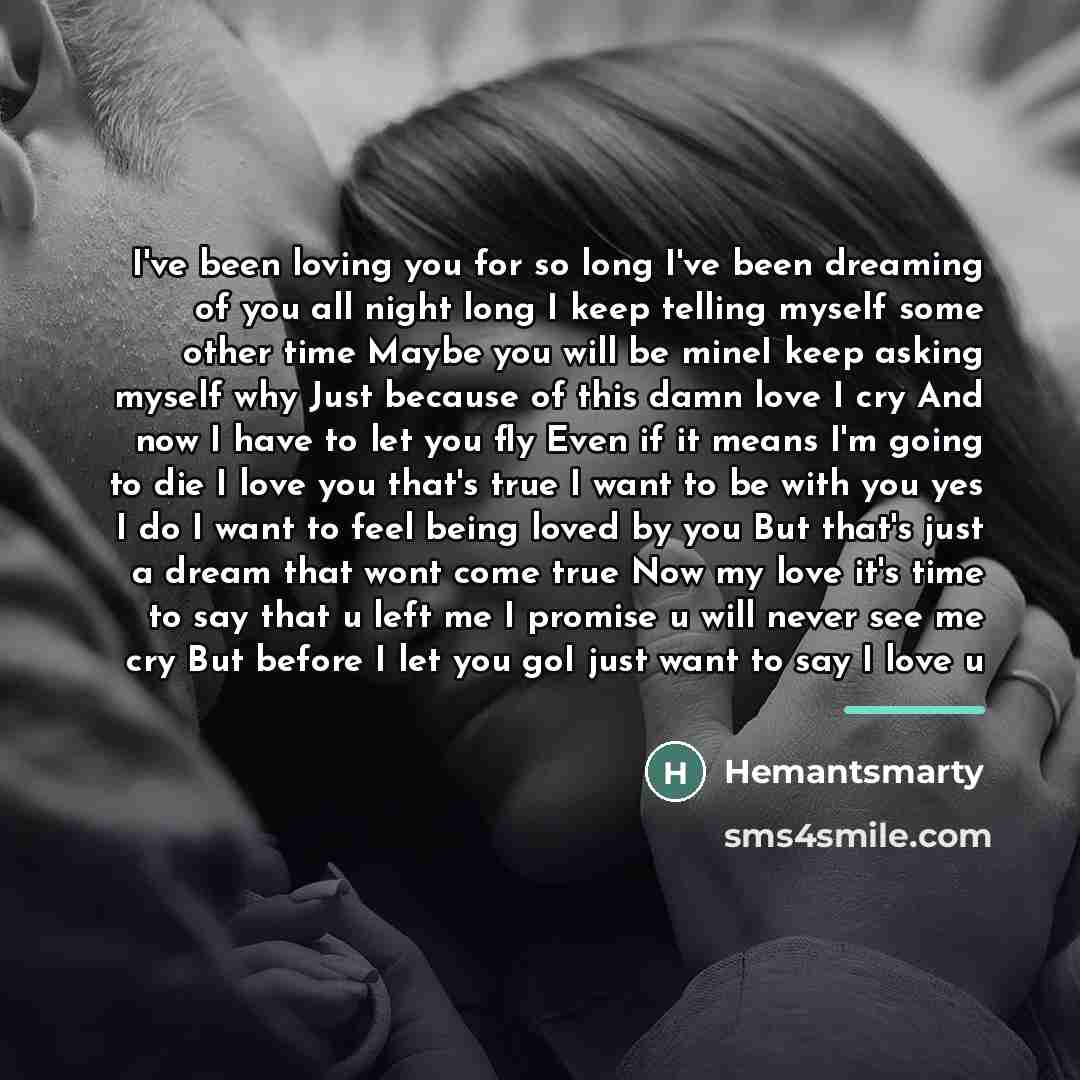 “I've been loving you for so long I've been dreaming…” quote by Hemantsmarty