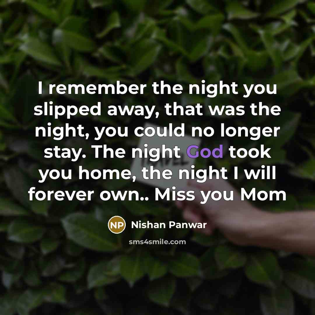 “I remember the night you slipped away, that was the…” quote by Nishan Panwar