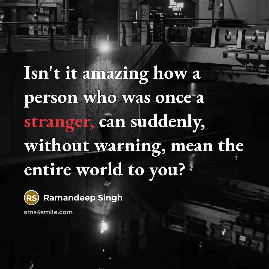 “Isn't it amazing how a person who was once a…” quote by Ramandeep Singh