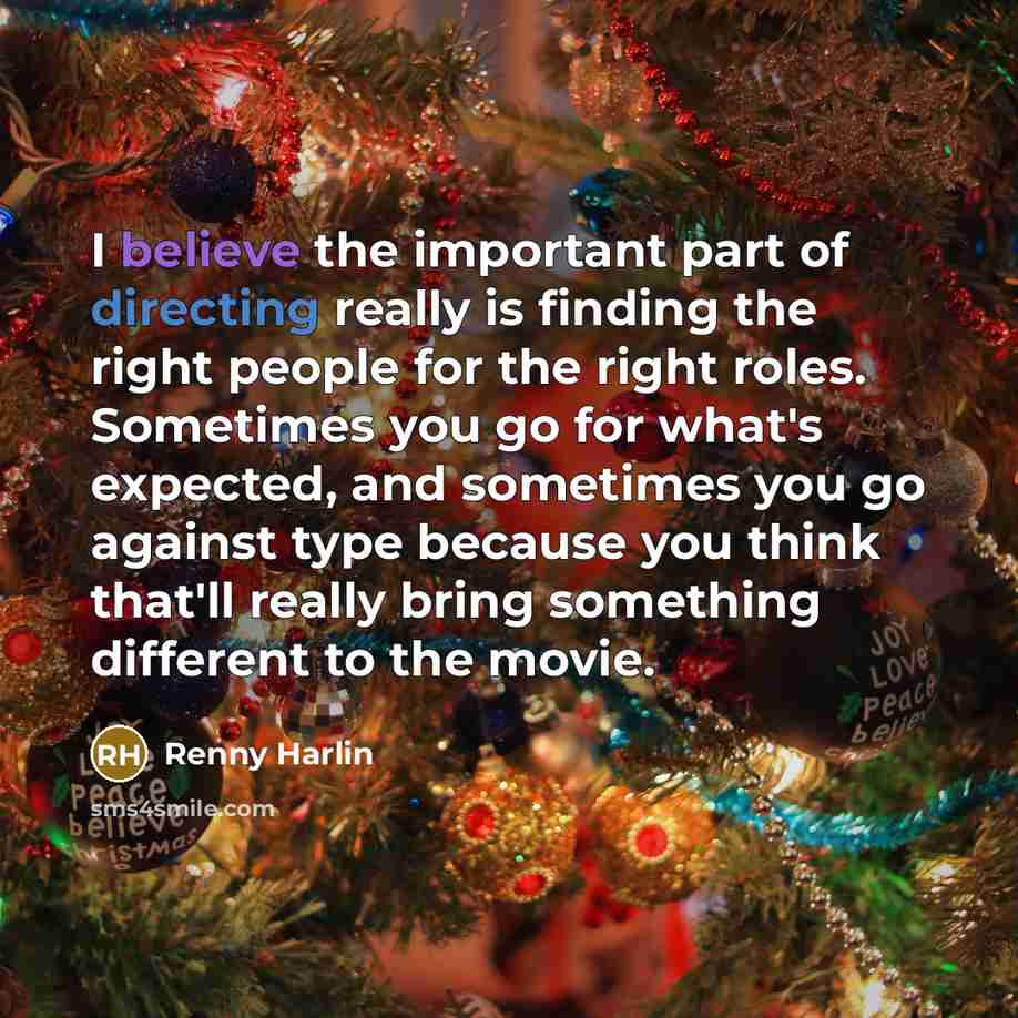 “I believe the important part of directing really is finding…” quote by Renny Harlin