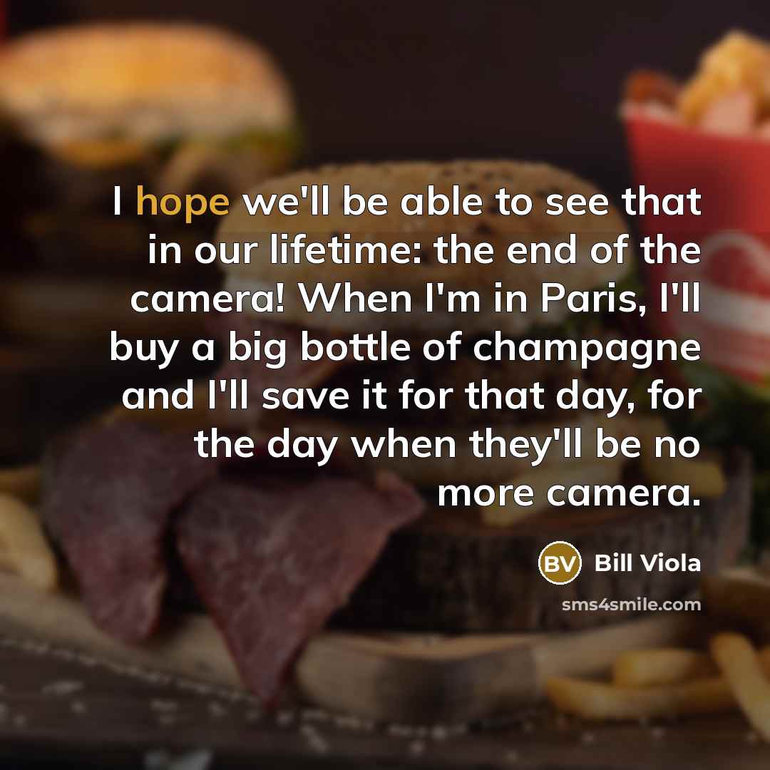 “I hope we'll be able to see that in our…” quote by Bill Viola