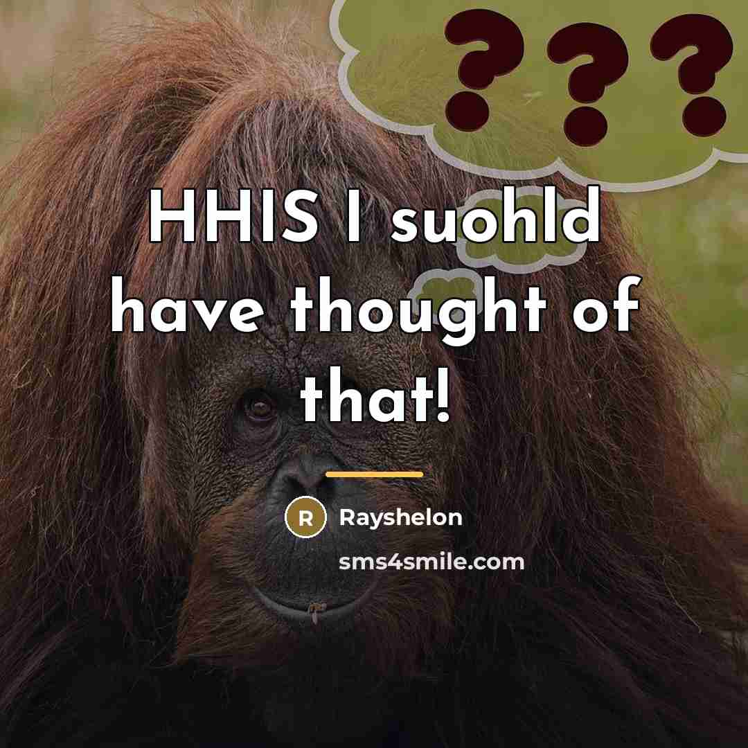 “HHIS I suohld have thought of that!…” quote by Rayshelon