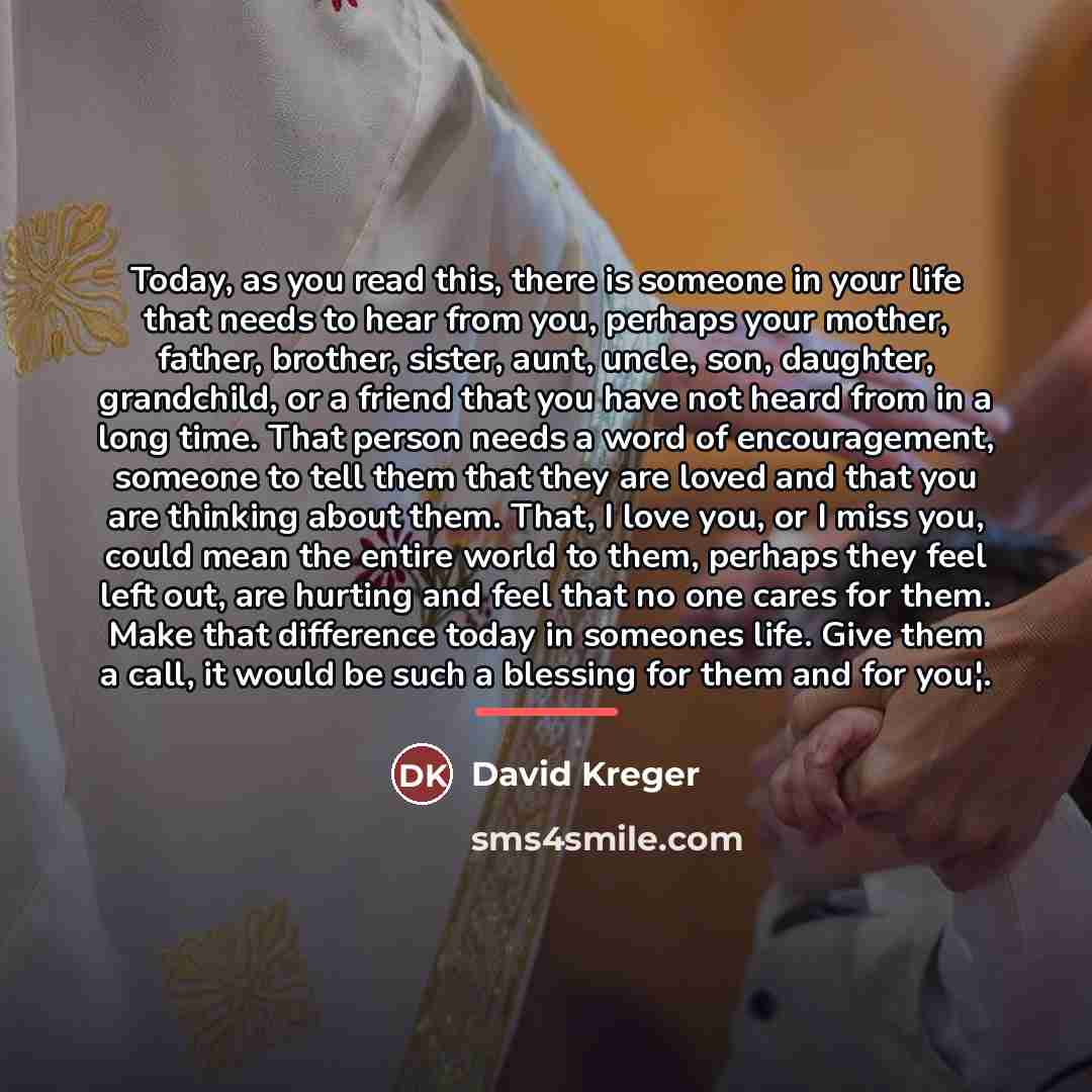 “Today, as you read this, there is someone in your…” quote by David Kreger