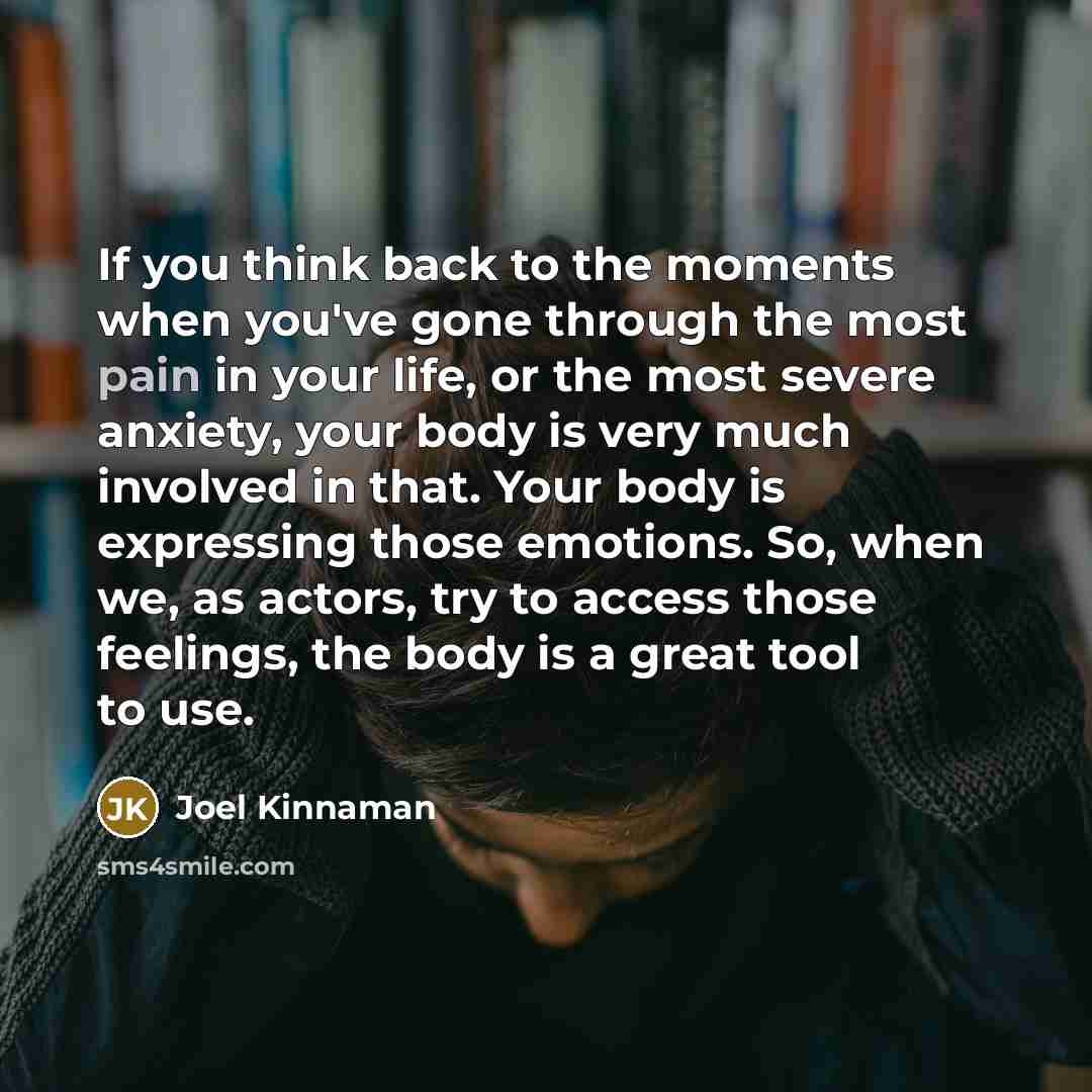 “If you think back to the moments when you've gone…” quote by Joel Kinnaman