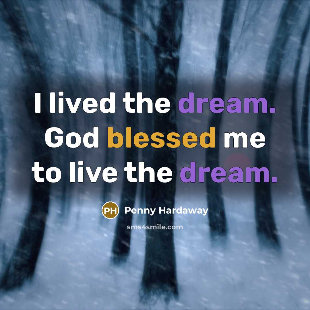 “I lived the dream. God blessed me to live the…” quote by Penny Hardaway