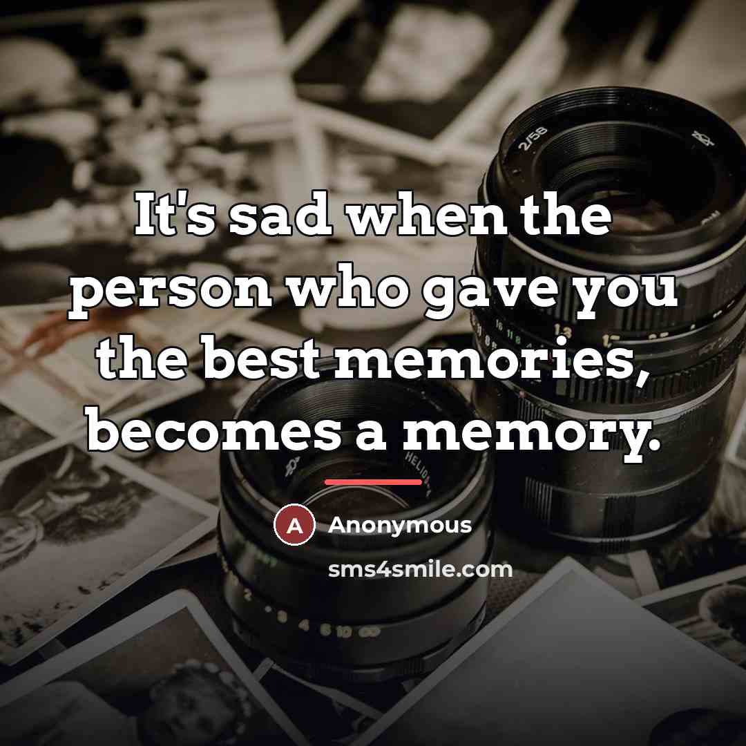 “It's sad when the person who gave you the best…” quote by Anonymous