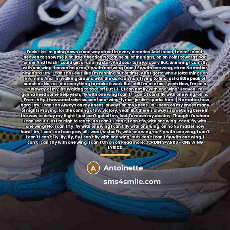 “Feels like I'm going down a one way street In…” quote by ANTOINETTE