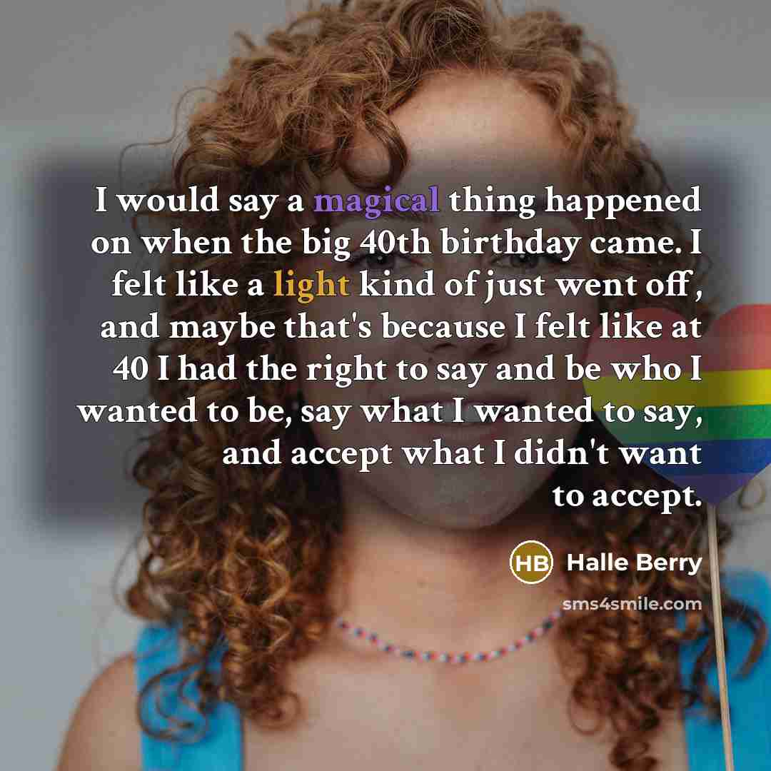 “I would say a magical thing happened on when the…” quote by Halle Berry