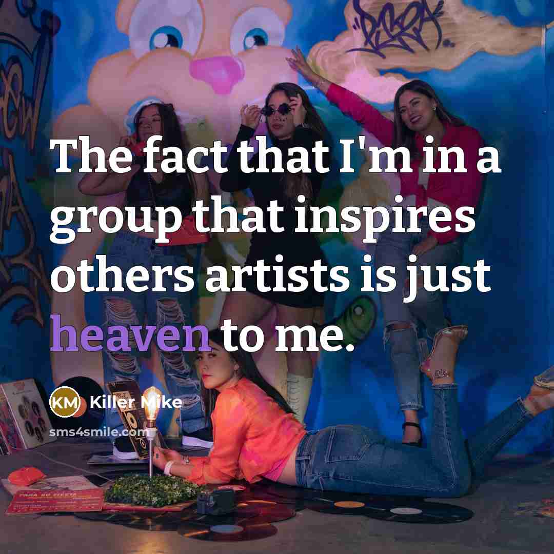“The fact that I'm in a group that inspires others…” quote by Killer Mike