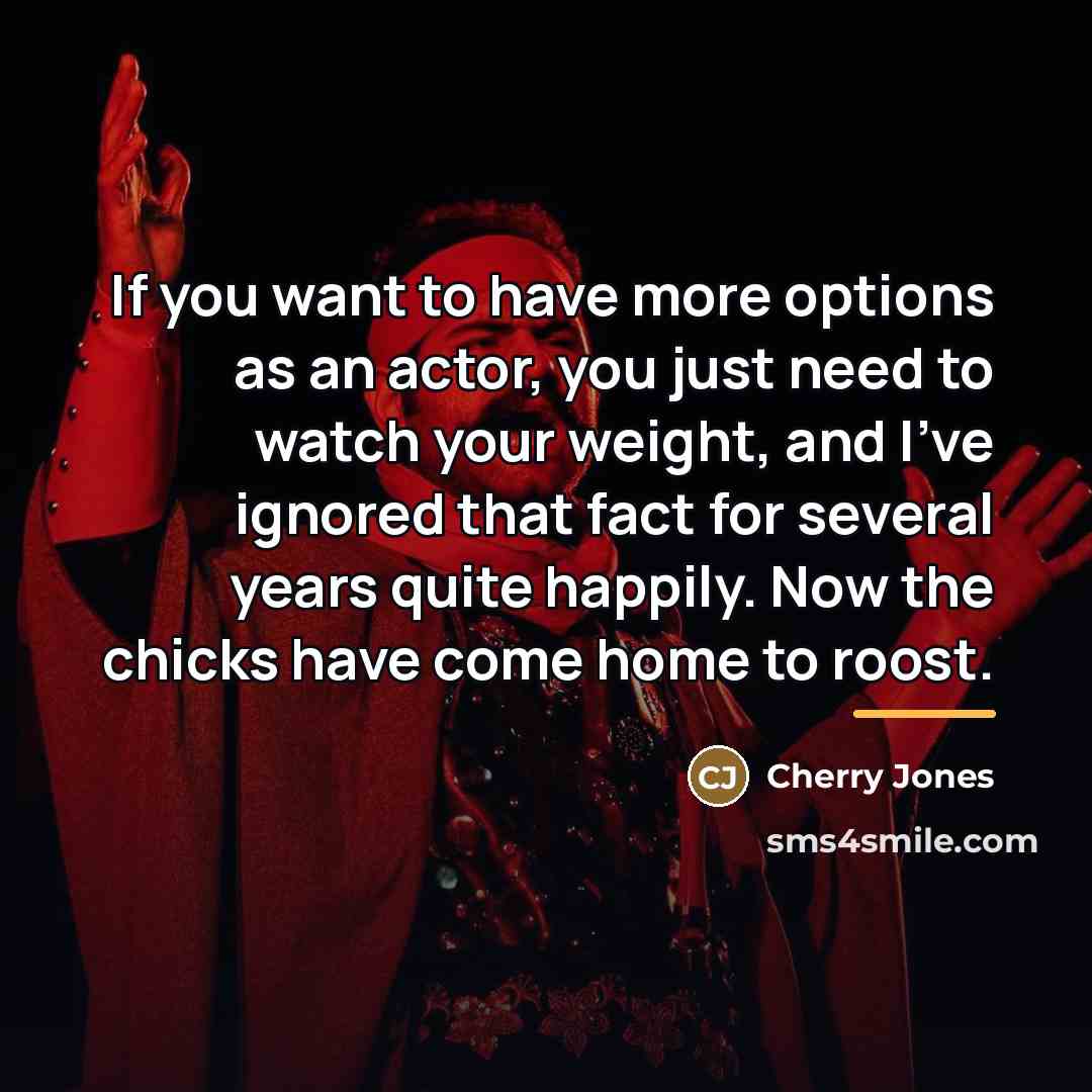 “If you want to have more options as an actor,…” quote by Cherry Jones