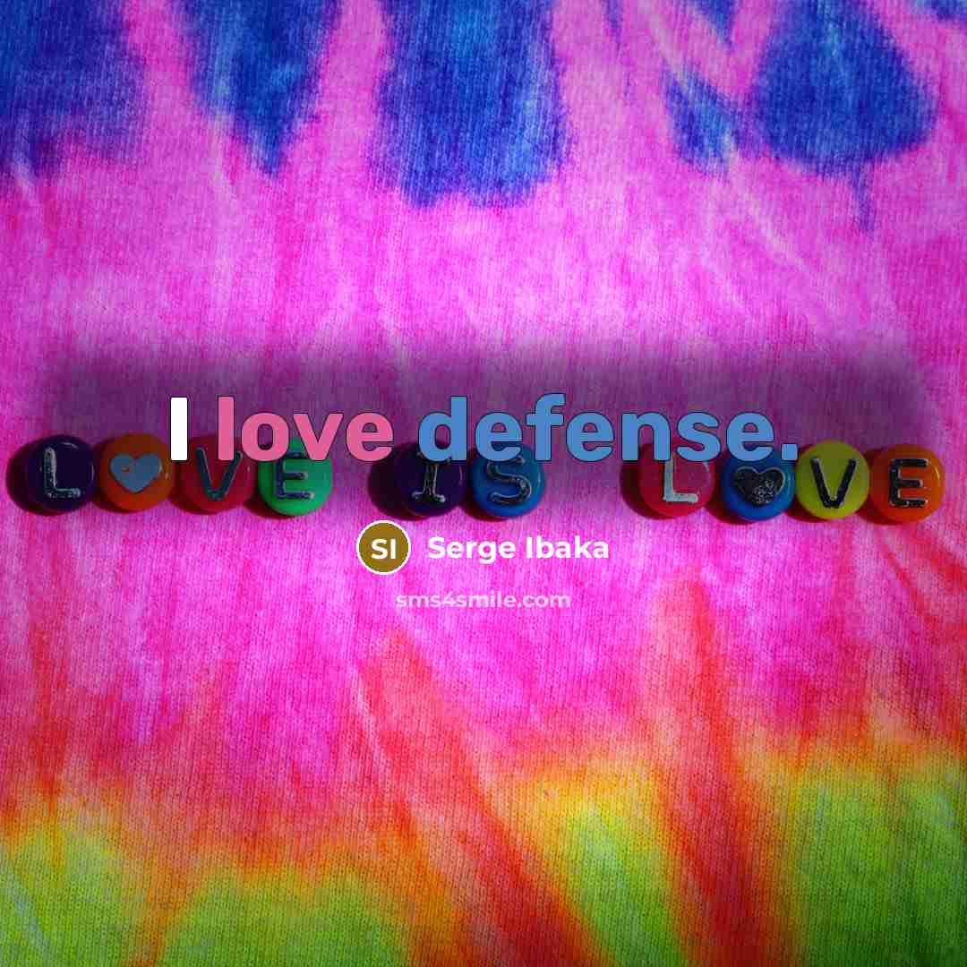 “I love defense.…” quote by Serge Ibaka