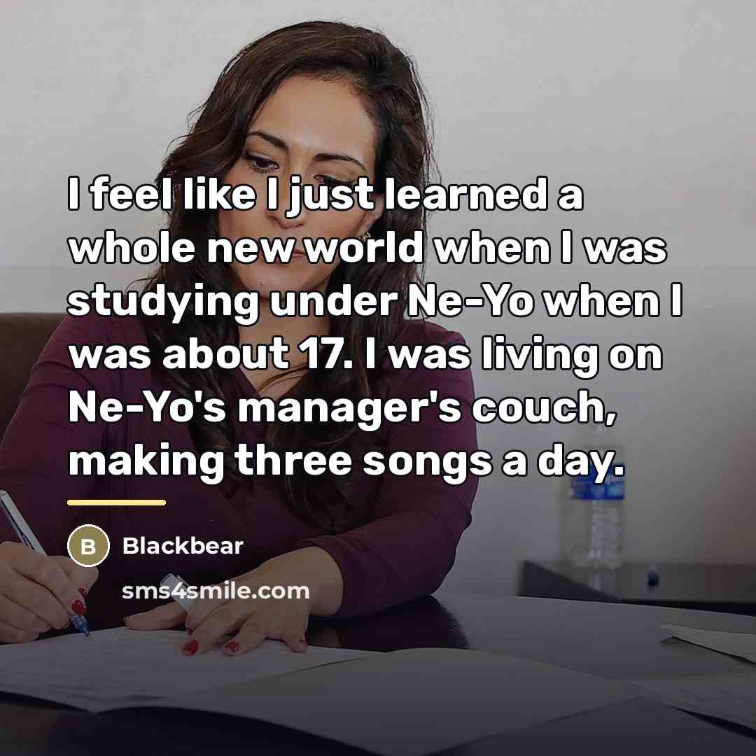“I feel like I just learned a whole new world…” quote by Blackbear