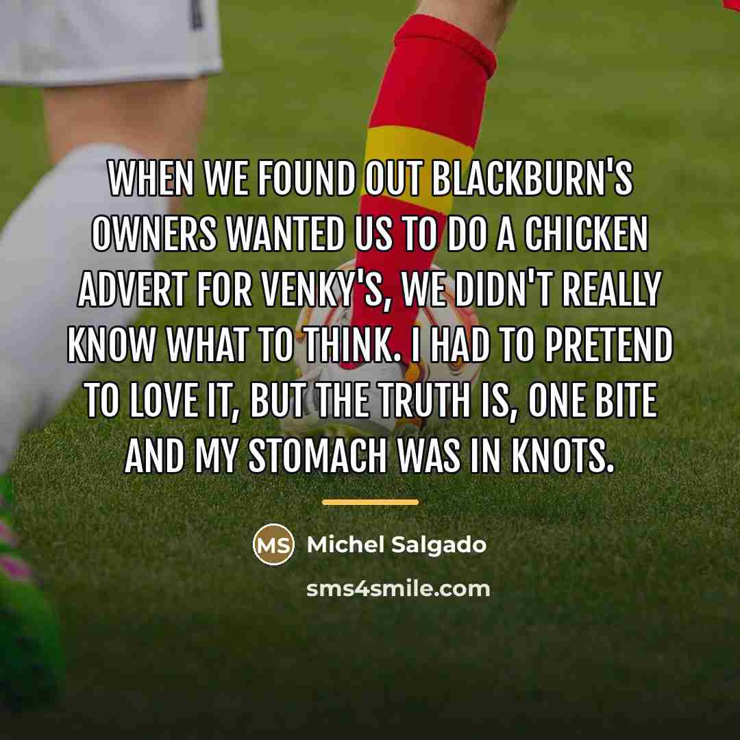 “When we found out Blackburn's owners wanted us to do…” quote by Michel Salgado