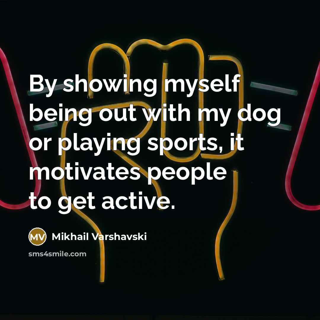 “By showing myself being out with my dog or playing…” quote by Mikhail Varshavski