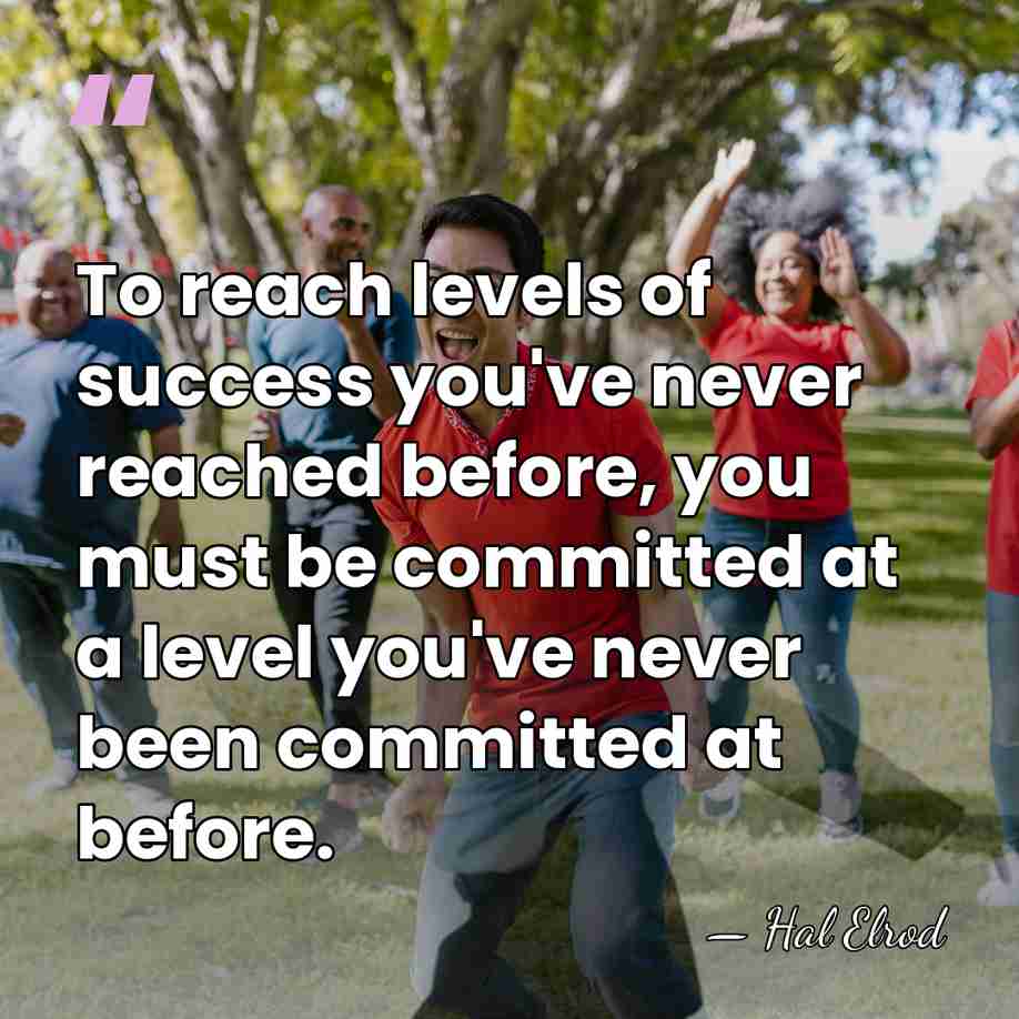 To reach levels of success you've never reached before, you must be&hellip; - Hal Elrod