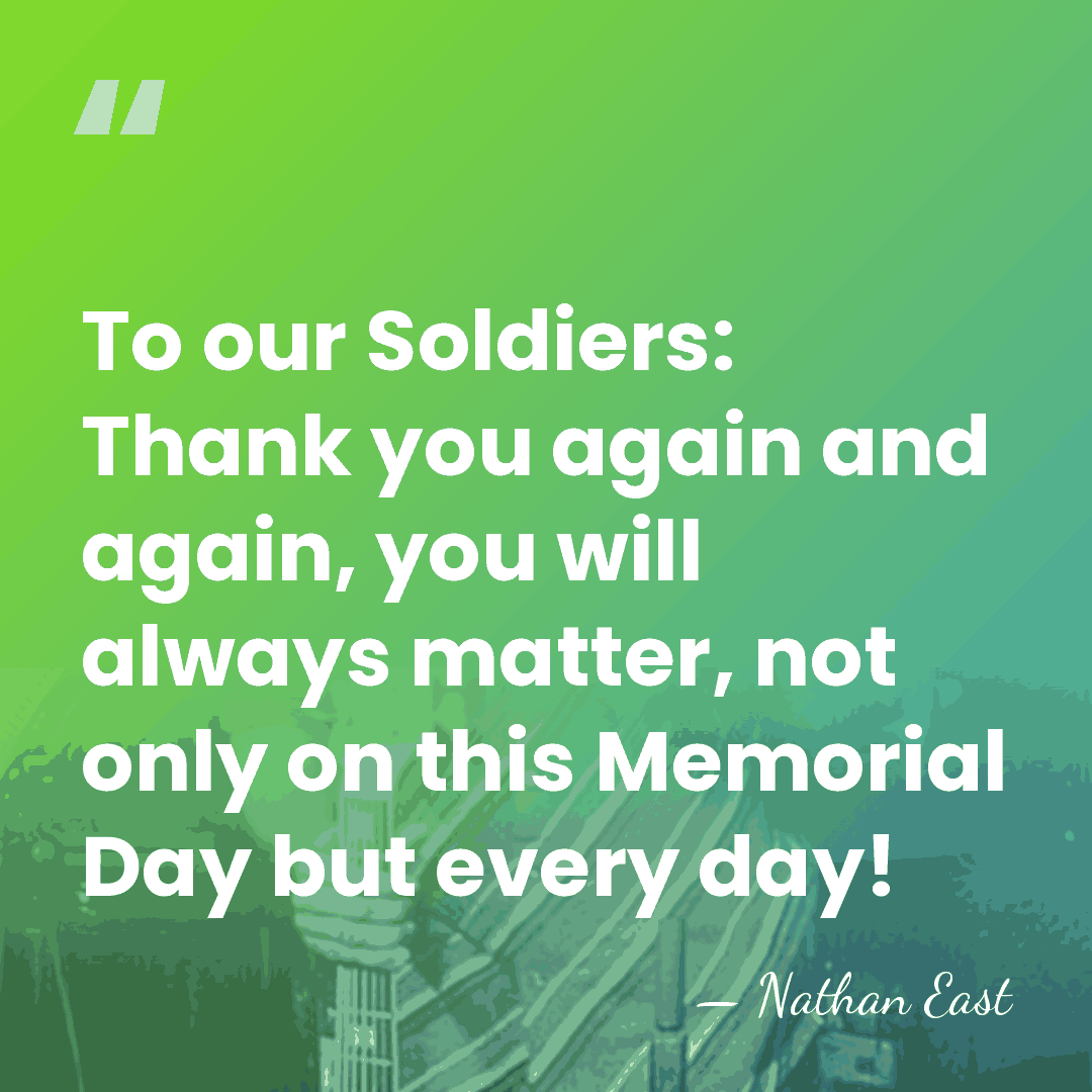 To our Soldiers: Thank you again and again, you will always matter,&hellip; - Nathan East