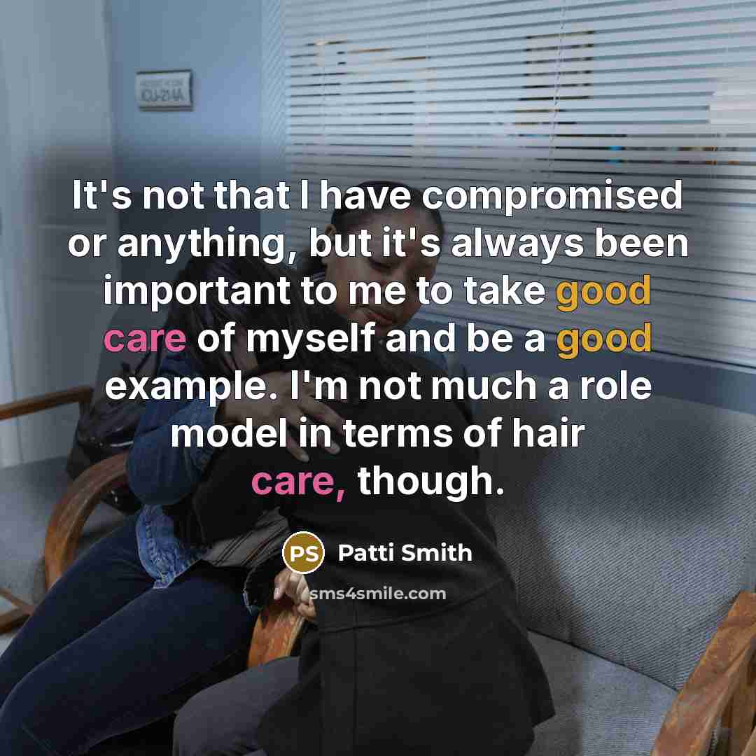 “It's not that I have compromised or anything, but it's…” quote by Patti Smith