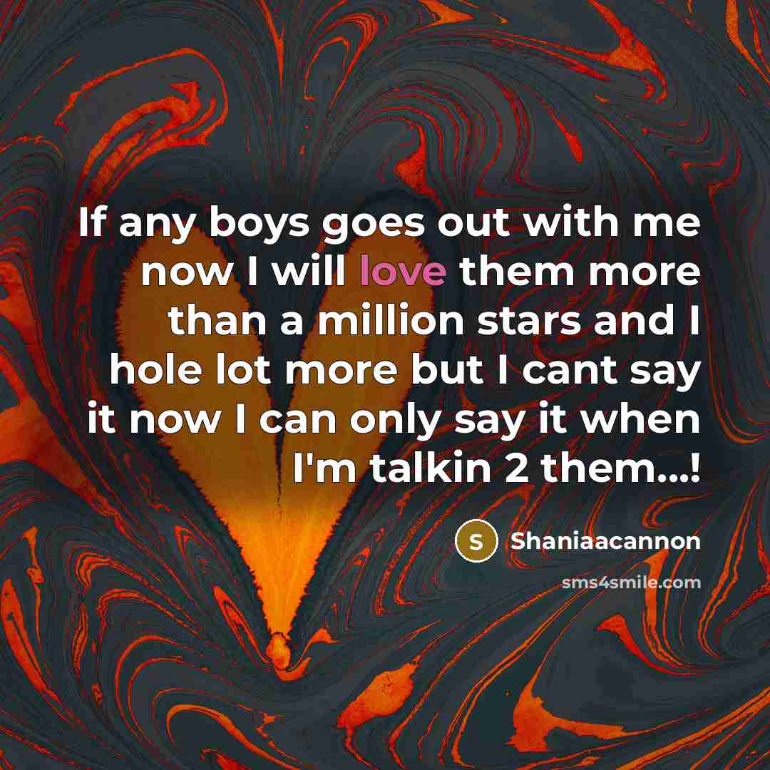 “If any boys goes out with me now I will…” quote by Shaniaacannon