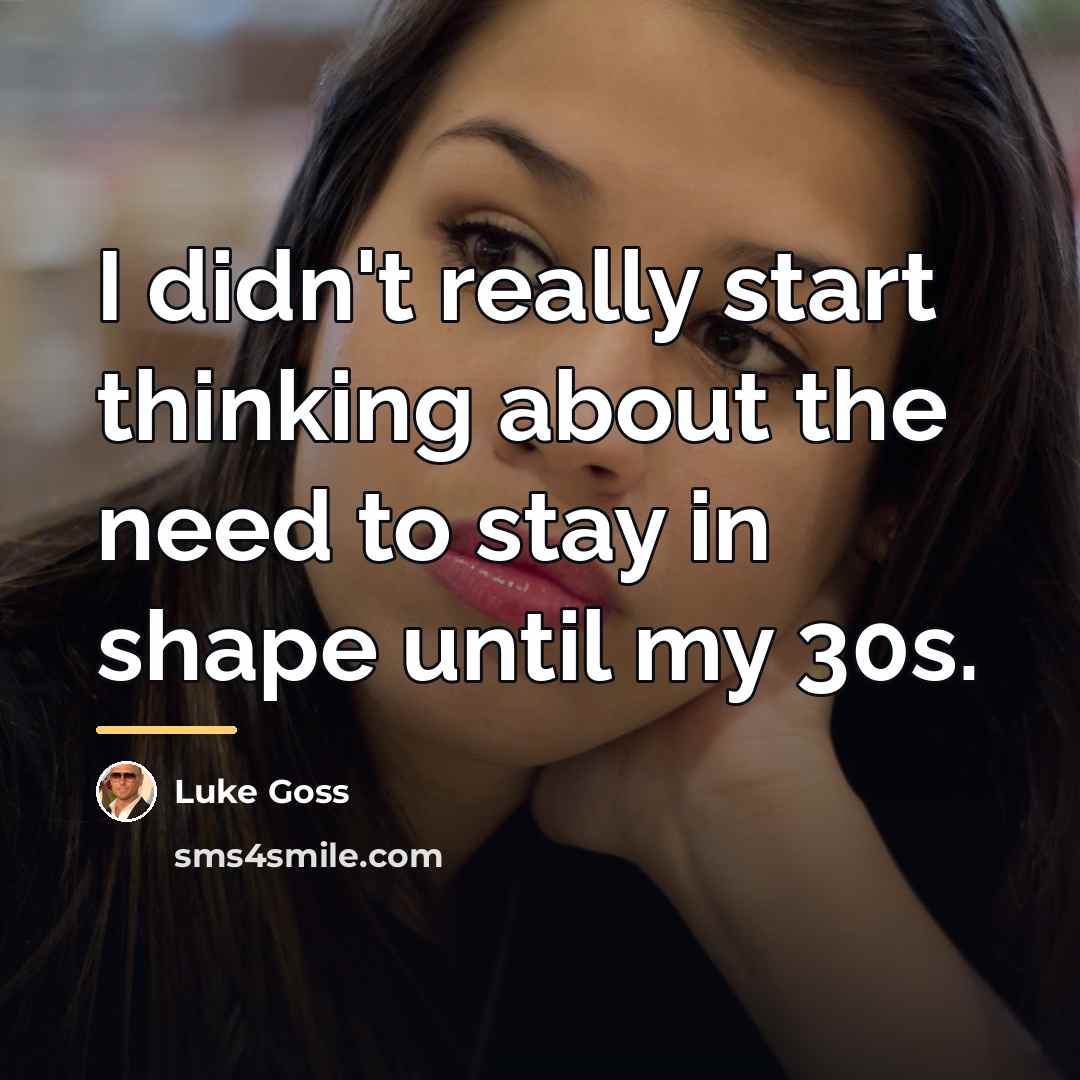 “I didn't really start thinking about the need to stay…” quote by Luke Goss