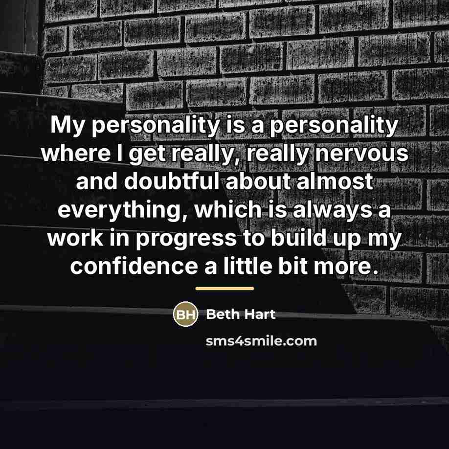 “My personality is a personality where I get really, really…” quote by Beth Hart