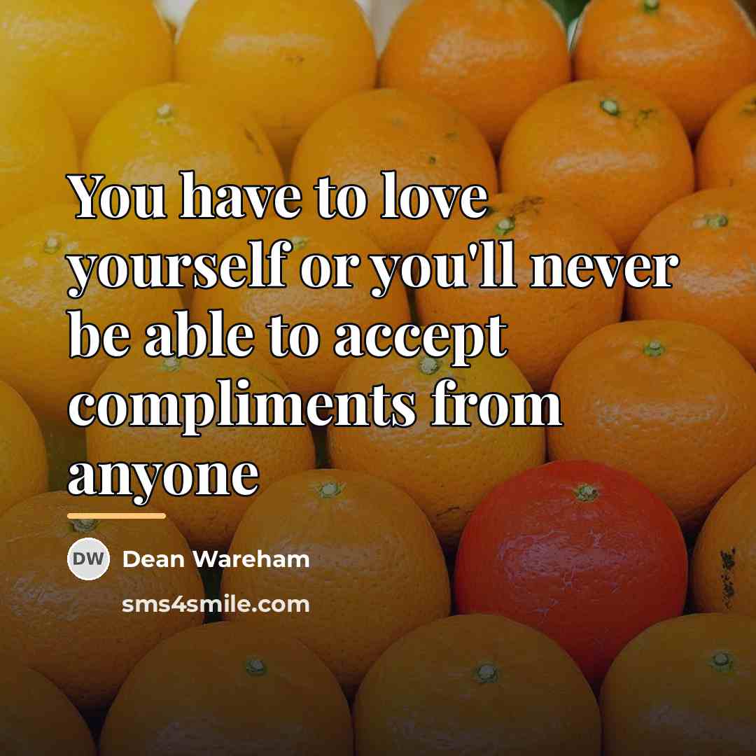 “You have to love yourself or you'll never be able…” quote by Dean Wareham