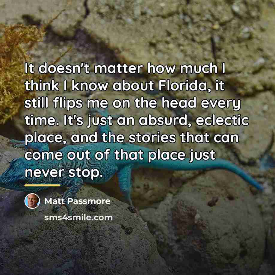 “It doesn't matter how much I think I know about…” quote by Matt Passmore