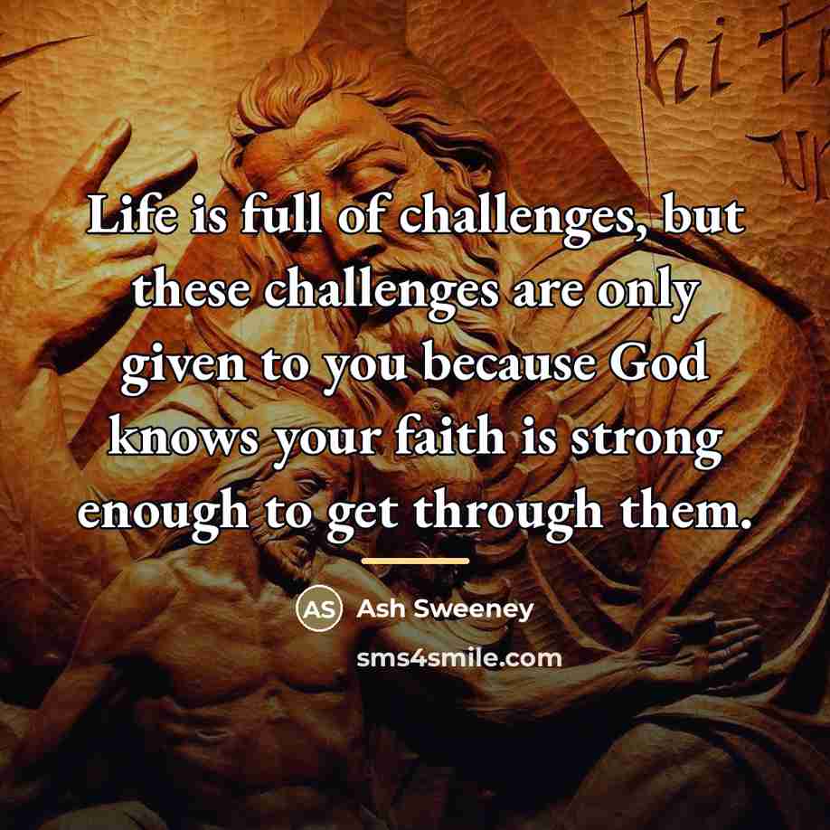 “Life is full of challenges, but these challenges are only…” quote by Ash Sweeney
