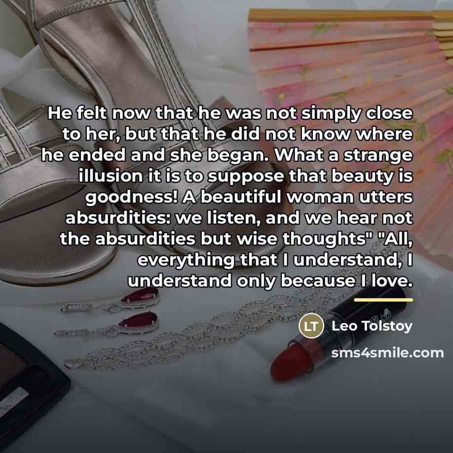 “He felt now that he was not simply close to…” quote by Leo Tolstoy