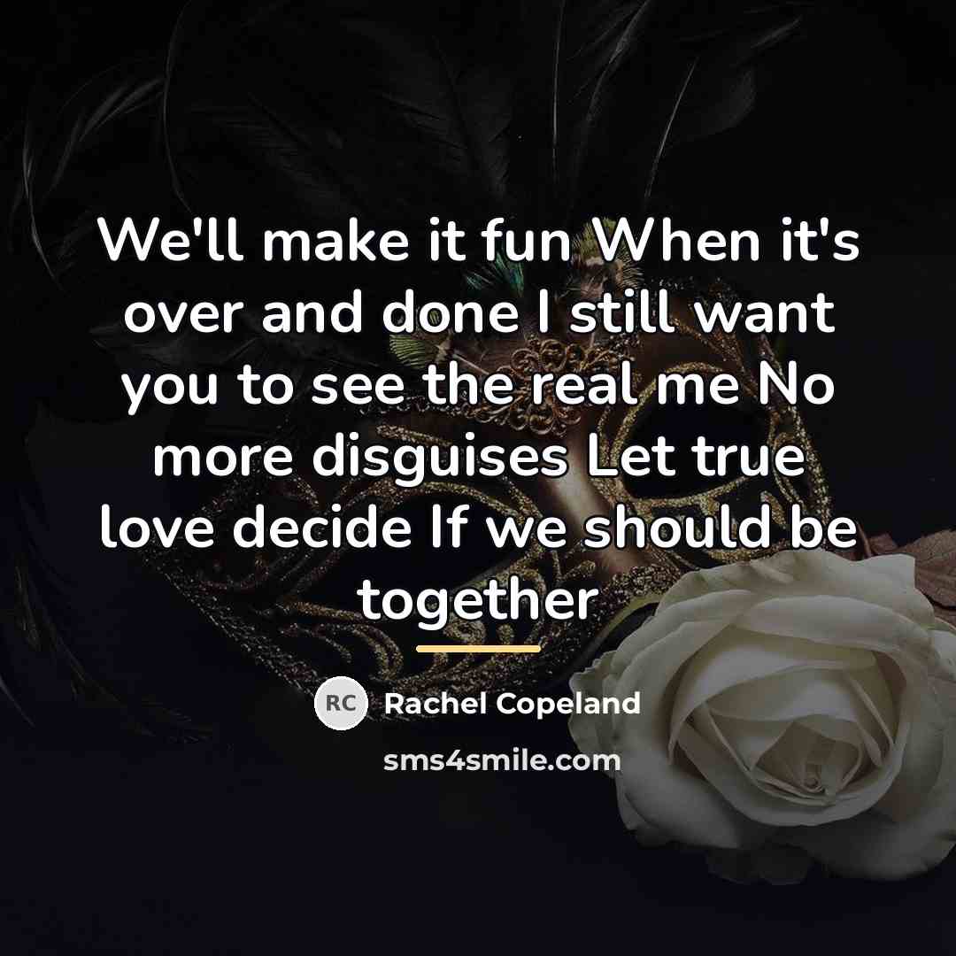“We'll make it fun When it's over and done I…” quote by Rachel Copeland