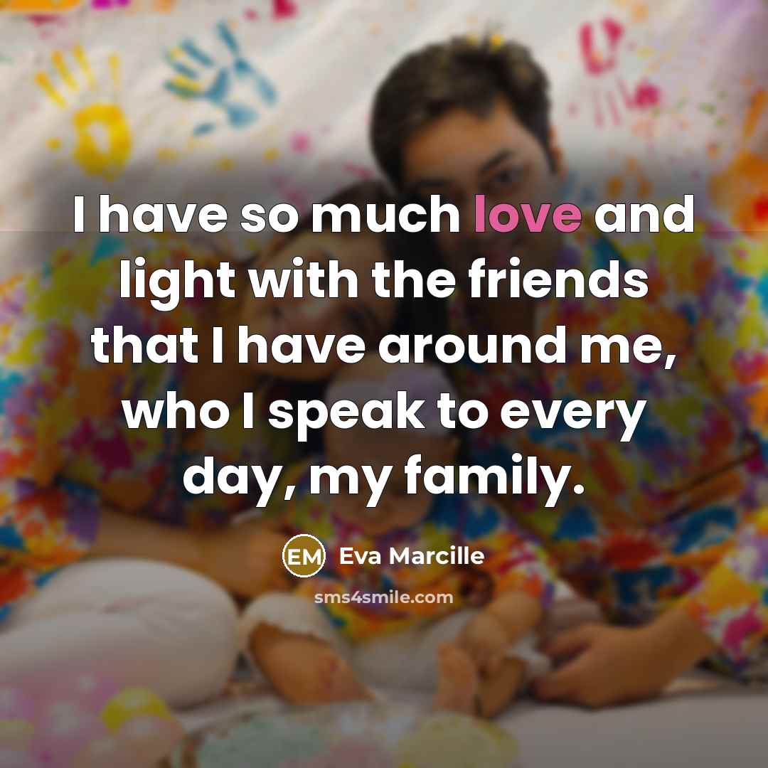 “I have so much love and light with the friends…” quote by Eva Marcille