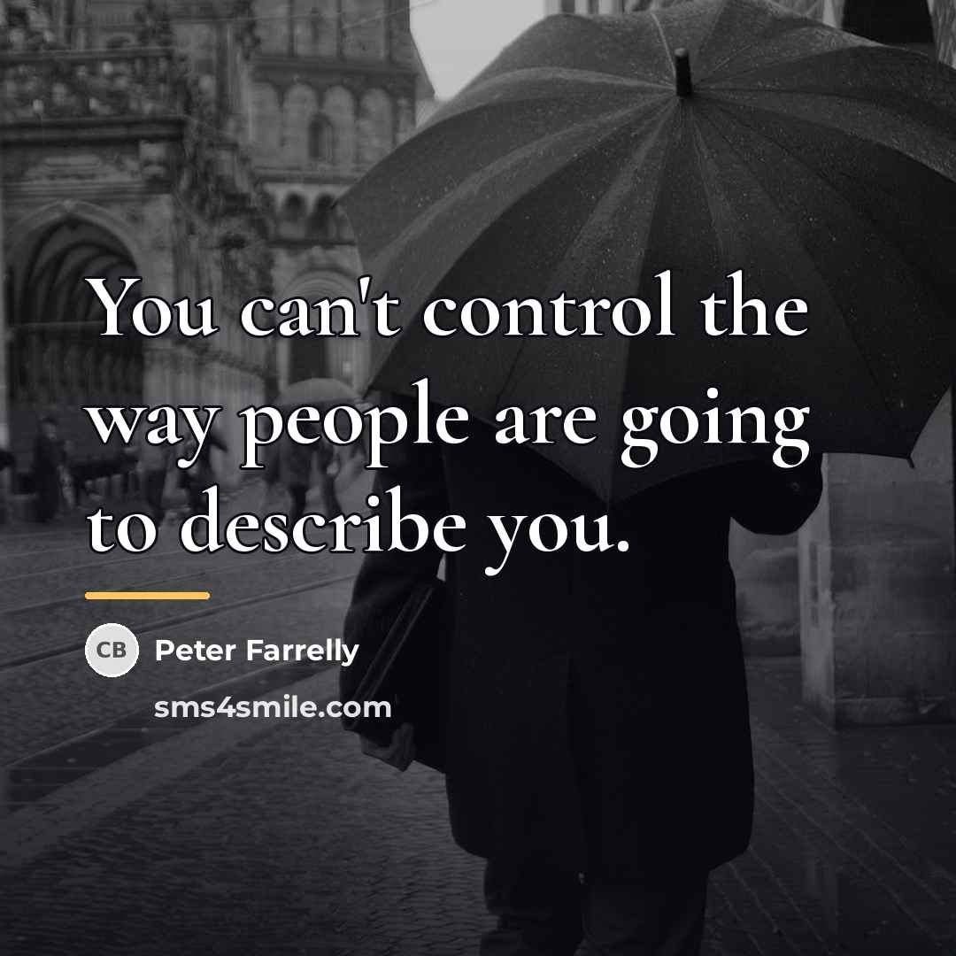 “You can't control the way people are going to describe…” quote by Peter Farrelly