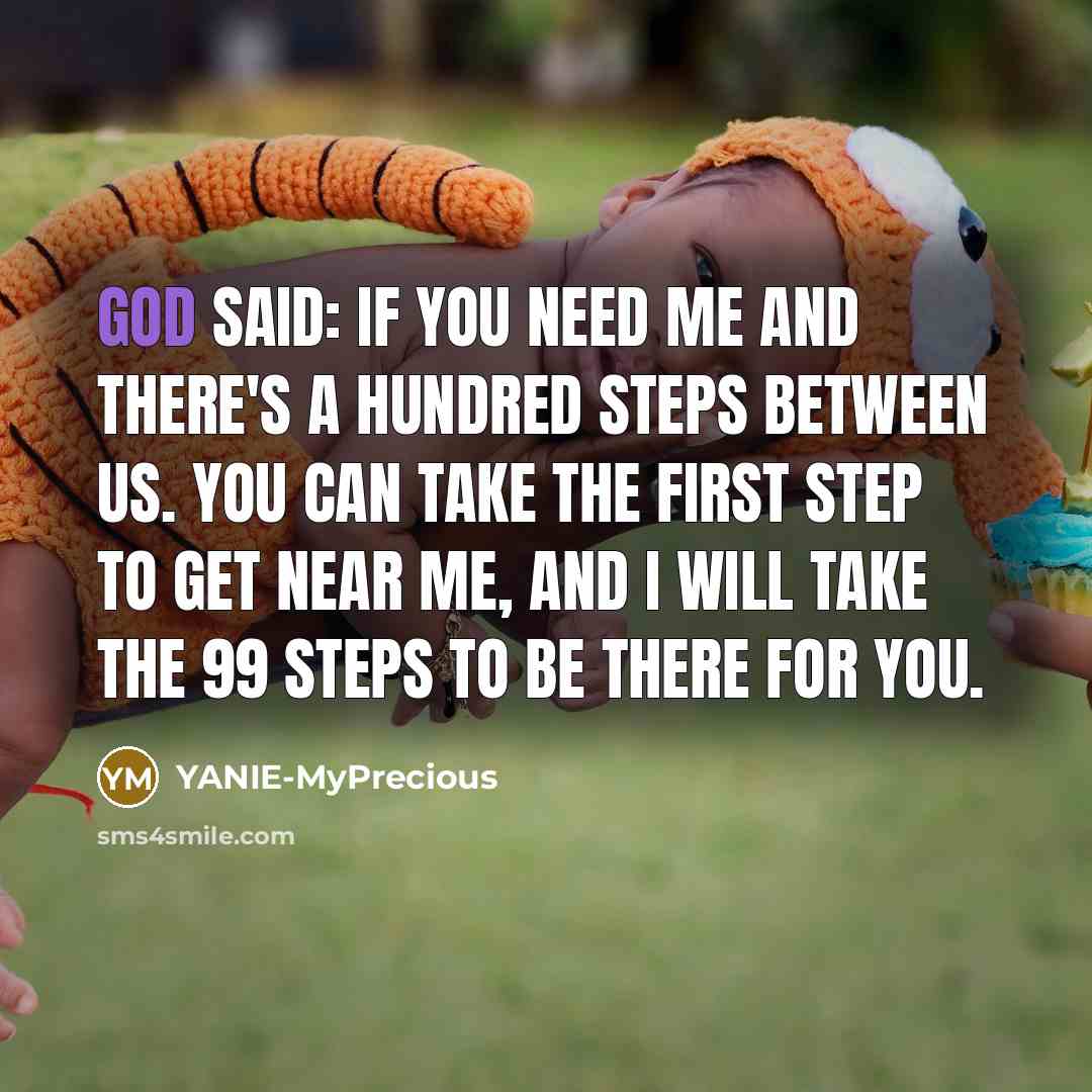 “GOD SAID: if you need me and there's a hundred…” quote by YANIE-MyPrecious