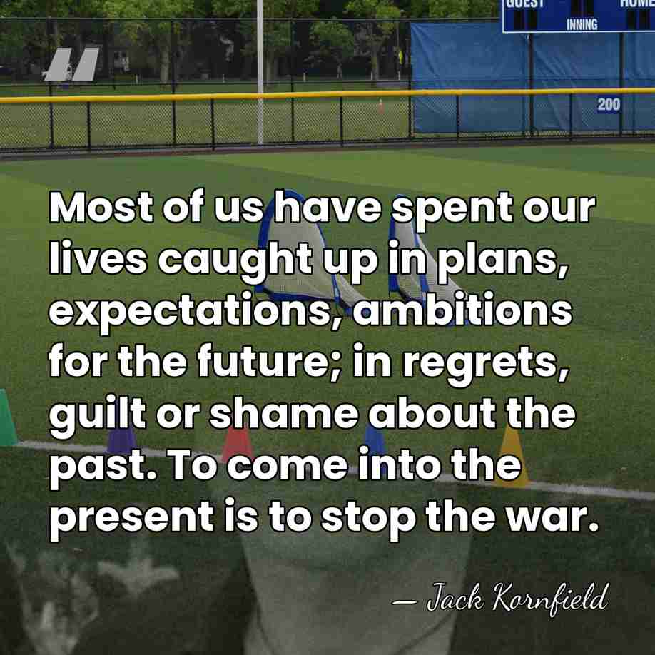 Most of us have spent our lives caught up in plans, expectations,&hellip; - Jack Kornfield