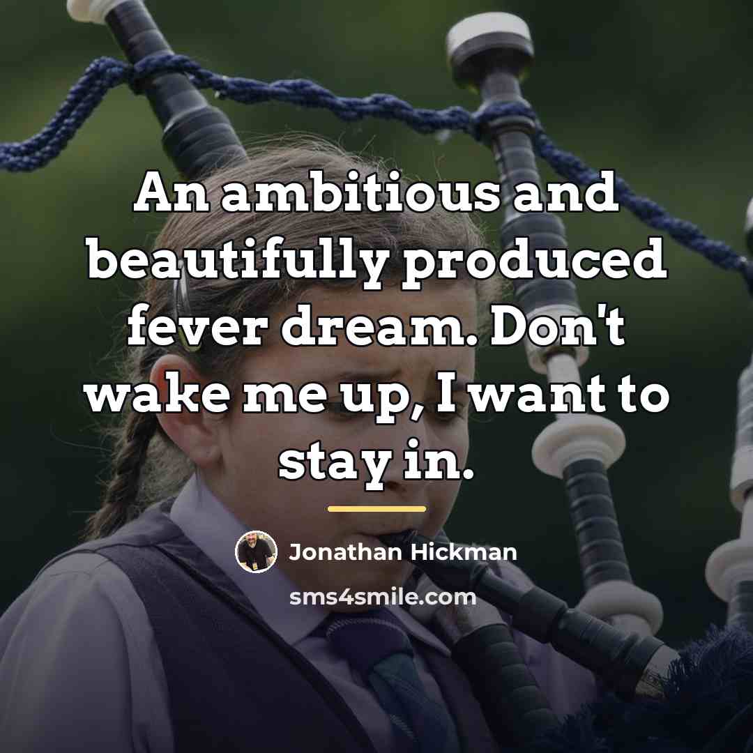 “An ambitious and beautifully produced fever dream. Don't wake me…” quote by Jonathan Hickman