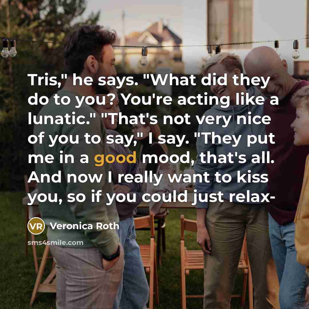 “Tris," he says. "What did they do to you? You're…” quote by Veronica Roth